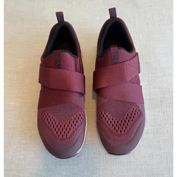 Brand New TIEM Slipstream Spin Cycling Shoes Burgundy Size 8 – Cleats Included - Picture 2 of 8